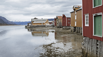 byen Mosjøen i Norge