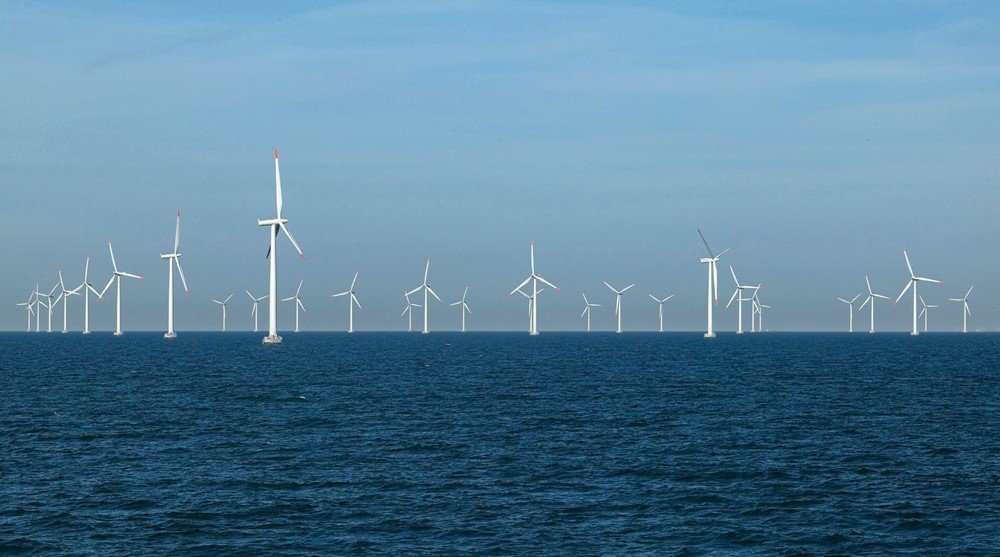 Nysted offshore wind farm at Red Sand